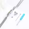wholesale 925 Sterling Silver Hummingbird Floral Cremation Urn Bracelet Wholesale for Women - Memorial Keepsake Jewelry with Funnel and Fill Tool-0-4