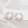 wholesale 925 Sterling Silver Crab Hoop Earrings - Adorable Sea Life  for Her-0-2