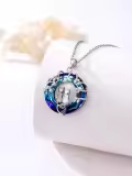 TOUPOP Sterling Silver Elephant/Cat/Sister Pendant Good Luck Gift-0-4