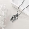 wholesale 925 Sterling Silver Spartan Helmet Pendant Necklace-0-4
