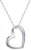 wholesale 14K Gold Open Heart Pendant Necklace for Women Minimalist Fine s for Her-0-0