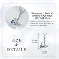 wholesale 925 Sterling Silver Viking Axe Pendant Necklaces for Men Norse s-0-4