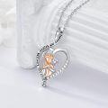 wholesale TOUPOP Sister Gifts From Sister Sterling Silver Infinity Heart Pendant Necklace Always My Sister Forever My Friend Birthday Christmas Jewelry Gifts For Women Sister -0-2