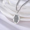 wholesale 925 Sterling Silver Saint Jude Pendant Necklace-0-4
