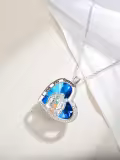TOUPOP Sterling Silver & Stone Mother Daughter Jewelry Gifts-0-2