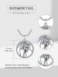 wholesale Guitar Necklace S925 Sterling Silver Sport Pendant Necklace Music Necklaces Jewelry Gifts For Guitar Basketball Lovers Women Father's Day Gifts For Dad Husband Men Father Son Christmas Anniversary Graduation -0-3