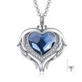 wholesale 925 Sterling Silver Heart Cremation Pendant Necklace-0-0