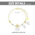 wholesale 14k Gold Blue Topaz Snowflake Bracelet-0-2