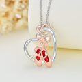 wholesale 925 Sterling Silver Ballet Shoes Necklace – Hypoallergenic Lead & Nickel Free Jewelry Gift for Ballerina Dancers-0-2