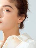 wholesale 925 Sterling Silver Sea Turtle Blue Crystal Starfish Drop Earrings For Women-0-2