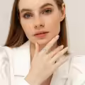 wholesale 925 Sterling Silver Moonstone Hockey Golf Ball Adjustable Rings Wholesale for Women-0-1