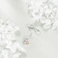 wholesale 925 Sterling Silver Heart Angel Girl Stud Earrings Gift for Women-0-8