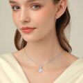 wholesale Sterling Silver Pearl Dainty Initial Necklace for Women-0-1