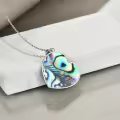 TOUPOP Sterling Silver Heart Pendant Sister Necklace Gift For Women-0-5