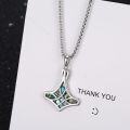 wholesale 925 Sterling Silver  Abalone Shell Inlay Mjolnir Thor's Hammer Pendant Norse Jewelry for Men Women-0-2