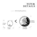 wholesale 925 Sterling Silver French Bulldog Hoop Earrings Wholesale Sleepy Dog Charm Jewelry-0-3