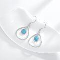 wholesale Sterling Silver Turquoise Dangle Earrings Boho Victorian Jewelry Gifts-0-13