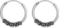 wholesale 925 Sterling Silver Oxidized Bali Bohemian Small Huggie Hoop Earrings - 925 Sterling Silver Minimalist Ear Cuffs for Women's Fashion  Set of 3 Pairs-Bali Hoop Earrings-7