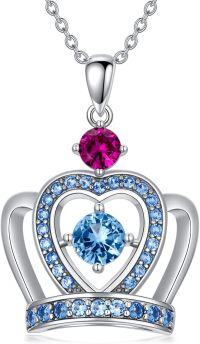 wholesale TOUPOP Luxe Crown Necklace Gift, To My Baby Daughter, 925 Sterling Silver, Necklaces For Women, Graduation Gifts For Daughter, Gifts For Mom, Mothers Day Gifts, Mom Gifts -undefined