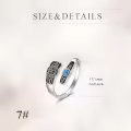 wholesale 925 Sterling Silver Adjustable Rings Wholesale for Women Fashion Jewelry Gift for Wife Darling-0-5
