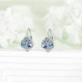 wholesale 925 Sterling Silver Abalone Shell Tree of Life Dangle Earrings Family Tree Drop  for Women Girls-0-2
