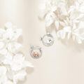 wholesale 925 Sterling Silver Cute Crab Hoop Earrings With Rose Gold Crab Design-0-2