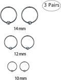 wholesale 925 Sterling Silver Ball Bead Huggie Hoop Earrings for Women Gold/Black/Rose Hypoallergenic Mini Tiny Small Ear Piercing Helix Nose Sleeper Jewelry-0-1