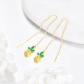 wholesale 925 Sterling Silver Pineapple Ear Thread Earrings for Women-0-1