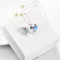 TOUPOP Sterling Silver Photo Locket Necklace For Nurse Doctor Gift-0-3