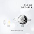 wholesale 14k Gold Cross Cubic Zirconia Stud Earrings For Women-0-5