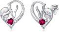 wholesale 925 Sterling Silver Horse Birthstone Stud Earrings for Women-0-0