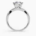 TOUPOP 10k/14k/18k Gold D Color Moissanite Engagement Ring-0-1