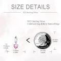 wholesale 925 Sterling Silver Dangle Clicker Belly Button Ring for Women Simple Reverse Navel Rings Body Jewelry-0-3