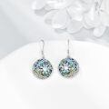 wholesale 925 Sterling Silver Celtic Knot Moon & Sun Shell Drop Earrings Gifts for Her-0-1