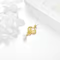 wholesale 14K Gold Red Garnet Phoenix Pendant Necklace Wholesale - Symbolic s for Her-0-2