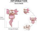 wholesale 925 Sterling Silver Axolotl Stud Earrings for Women Hypoallergenic Animal Jewelry-0-2