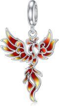 wholesale 925 Sterling Silver Phoenix Bird Pendant Necklace  for Women Girls-0-0