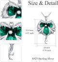 wholesale Sterling Silver Austrian Crystal Dragon Necklace for Women Girls-0-27