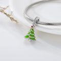 wholesale 925 Sterling Silver Christmas Tree Dangle Pendant Charm s for Women-0-2