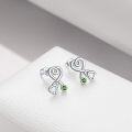 wholesale Hypoallergenic S925 Sterling Silver & Austrian Crystals Lead-Free Nickel-Free Heart Stud Earrings for Nurses, Doctors, Medical Students - Perfect Gift for Women, Mom, Wife, Daughter - 0.46 x 0.32-0-1