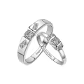 TOUPOP 14K Gold Moissanite Personalized Wedding Ring Sets For Women-0-0