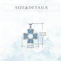 wholesale 925 Sterling Silver Celtic Knot Cross Pendant Necklace - Lead & Nickel Free, Adjustable Chain, Gift for Valentine's Christmas-0-4