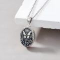 wholesale 925 Sterling Silver Butterfly Photo Locket Necklace with Rose Flower Design, Adjustable Chain, Gift for Mom Wife Sister-0-2