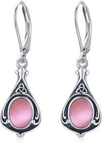 wholesale 925 Sterling Silver Hypoallergenic Leverback Hoop Earrings for Women Dainty Jewelry Gifts-73047-O