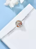 TOUPOP 925 Sterling Silver Phoenix Bracelet Adjustable Slider-0-1