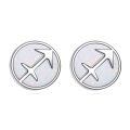wholesale 925 Sterling Silver White Opal Scorpio Zodiac Constellation Stud Earrings-0-0