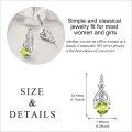 wholesale 925 Sterling Silver Celtic Birthstone Leverback Earrings Trinity Knot Gift-0-4