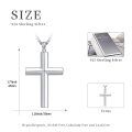 wholesale 925 Sterling Silver Cross Pendant Necklaces for Men & Women - Religious s for Baptisms and Weddings-0-3