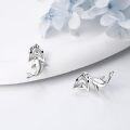 wholesale 925 Sterling Silver Shark Stud Earrings for Women - Oceanic  Idea-0-2