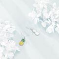 wholesale 925 Sterling Silver Pineapple Dangle Earrings-0-3